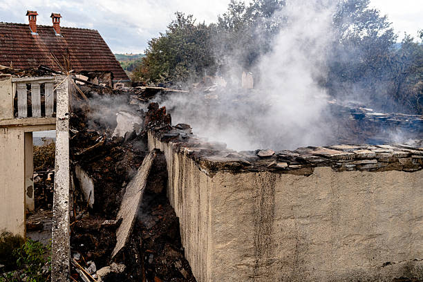 Professional Fire Damage Removal technician working in Springfield, KY